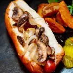 Hot Dog Mushroom + Papas