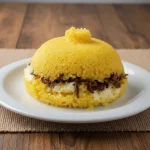 Cuscuz de carne de sol na nata