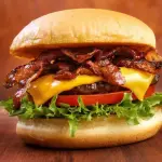 hamburguesa con tocino