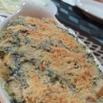ACELGAS GRATINADAS CON CHAMPINONES