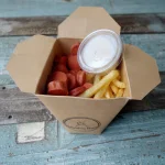 PAPAS FRITAS CON SALCHICHA🍟