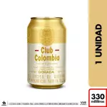 Cerveza Club Colombia dorada 330 ml