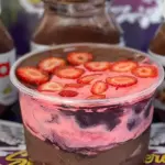 1 Nutella+ Mousse Morango+ Morango💜