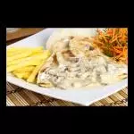 PECHUGA EN SALSA DE CHAMPIÑONES