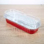 Aluminio Rectangular Rojo 200 ml