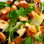 Salada Salmão Grelhado