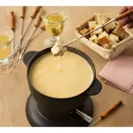 Fondue aux fromages (quesos) 2 personas