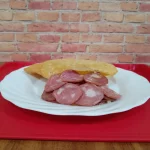 32) Pastel de calabresa