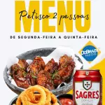 Menu Petisco p/ 2 pessoas 🍻