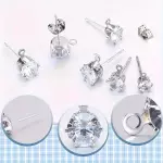 Postes plateados con cristal