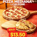 SUPER COMBO PIZZA + CALZONE