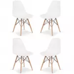 Pack de 4 sillas Eames