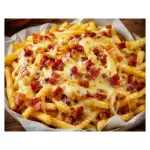 BATATA COM MUSSARELA E BACON