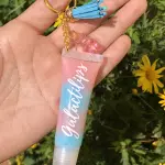 Cotton Candy squezze keychain