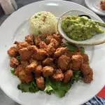 Pulpos fritos con guacamole (200grs)