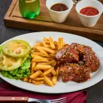 COSTILLITAS DE CERDO EN SALSA BBQ