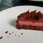 Torta de ganache de morango