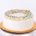 Pastel de Vainilla tipo Cumpleaños