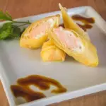 Harumaki patê de salmão 5 unidades