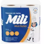 PAPEL TOALHA MILLI e rolos 200fls