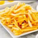 Papas con queso