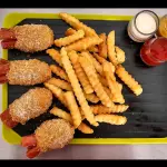 Salchipulpitos con papas