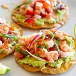 TOSTADA DE CAMARÓN COCIDO