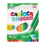 Colores carioca borrables x 24 uds
