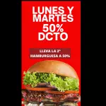 50% DCTO LUNES Y MARTES