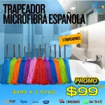 5 TRAPEADORES MICROFIBRA