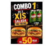 promoçao de 2 xis salada