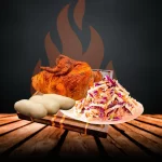 1/4 Pollo Asado con todo