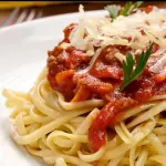 Linguine a bolonhesa