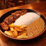 Menestra con costillitas BBQ