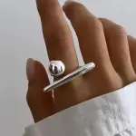 Anillo Chapa Oro 18k plateado