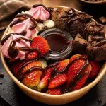 Volcan de chocolate