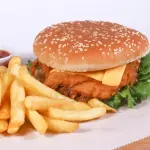Suprema de filet de pollo empanizado