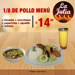 1/8 Pollo a la Brasa