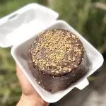 Vulcão de Chocolate com Paçoca