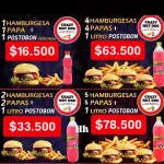 COMBO DE HAMBURGUESA