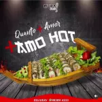 Amo Hot 36 peças de sushi (frito)