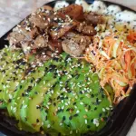 Chirashi pollo teriyaki