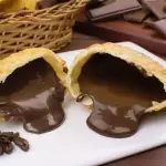 3 Mini pasteis de chocolate