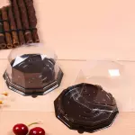 Envase octagonal para postre 10x6 cm
