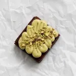 Brownie c/ Brigadeiro de Pistache
