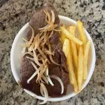 Bife de Alcatra Acebolado