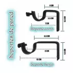 SOPORTES DE PARED x1