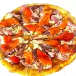 JAMÓN SERRANO Y PIMIENTO MORRON