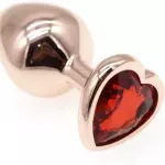Plug anal oro Rosa talla S