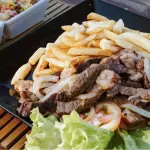 Trinchado de Picanha com Baião